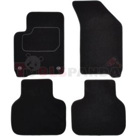 Floor mats (set, velours, 4pcs, colour black, 7 places) FIAT FREEMONT 08.11- off-road/suv