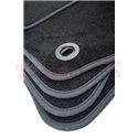 Floor mats (set, velours, 4pcs, colour black, 3-door) KIA PRO CEE'D 02.08-02.13 saloon