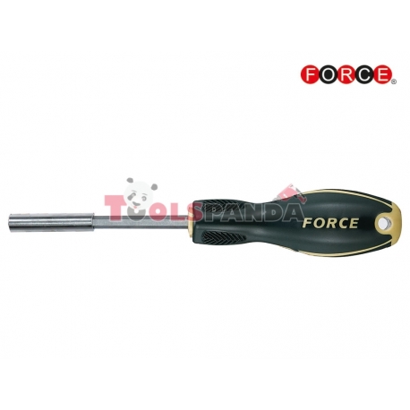 Отвертка магнитна за накрайници 1/4" | FORCE Tools