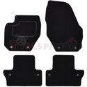 Floor mats (set, velours, 4pcs, colour black) VOLVO V60 I 07.10- station wagon