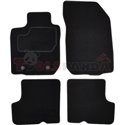 Floor mats (set, velours, 4pcs, colour black, fitting spacing 26cm) DACIA DUSTER 04.10-01.18 off-road/suv