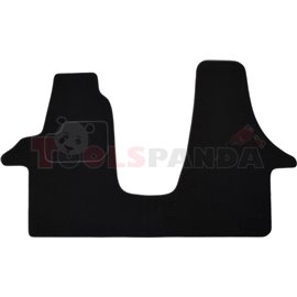 Floor mats (set, velours, colour black) VW TRANSPORTER V 04.03-08.15 van