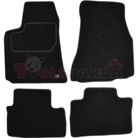 Floor mats (set, velours, colour black) CHRYSLER 300 C 09.04-