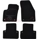 Floor mats (set, velours, 4pcs, colour black) VOLVO S40 II 01.04-12.12 saloon