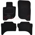 Floor mats (set, velours, 4pcs, colour black, 4-door) MITSUBISHI L 200 / TRITON 09.15- off-road/suv