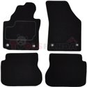 Floor mats (set, velours, colour black, 7- person version extra long) VW CADDY III 08.10-05.15 delivery van