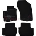 Floor mats (set, velours, colour black, 7 places) PEUGEOT 4007 02.07-03.13 off-road/suv