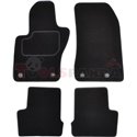 Floor mats (set, velours, 4pcs, colour black, fitting spacing 20cm) JEEP RENEGADE 07.14- off-road/suv