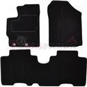 Floor mats (set, velours, 3pcs, colour black) TOYOTA VERSO S 11.10-10.16 van