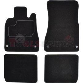 Floor mats (set, velours, 4pcs, colour black) LEXUS RX 10.99-05.03 off-road/suv