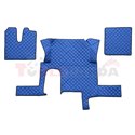 Floor mat F-CORE MAN, on the whole floor, ECO-LEATHER, quantity per set 3 szt. (material - eco-leather, colour - blue, automatic