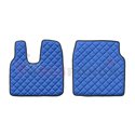 Floor mat F-CORE MAN, on the whole floor, ECO-LEATHER, quantity per set 3 szt. (material - eco-leather, colour - blue, cab L, ca