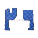 Floor mat F-CORE VOLVO, on the whole floor, ECO-LEATHER, quantity per set 3 szt. (material - eco-leather, colour - blue, automat