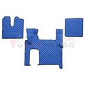 Floor mat F-CORE MAN, on the whole floor, ECO-LEATHER, quantity per set 3 szt. (material - eco-leather, colour - blue, automatic