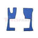 Floor mat F-CORE MERCEDES, on the whole floor, ECO-LEATHER, quantity per set 3 szt. (material - eco-leather, colour - blue, narr