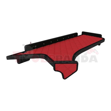 Cabin shelf (long, (PL) panel LED - światło białe, long, colour: red, series: ELEGANCE) IVECO STRALIS 01.13-