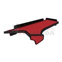 Cabin shelf (long, (PL) panel LED - światło białe, long, colour: red, series: ELEGANCE) IVECO STRALIS 01.13-