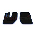 Floor mat F-CORE VOLVO, driver + passenger, VELOUR, quantity per set 2 szt. (material - velours, colour - blue) VOLVO FH 12, FH 