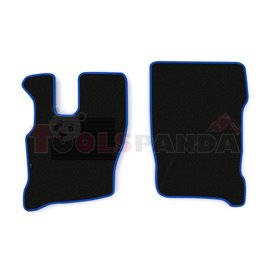 Floor mat F-Core IVECO, 2 qty. (Material - Velours, Colour - Blue) | F-CORE