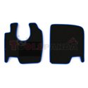 Floor mat F-CORE MERCEDES, driver + passenger, VELOUR, quantity per set 2 szt. (material - velours, colour - blue) MERCEDES ATEG