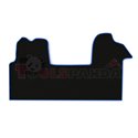 Floor mat F-CORE RENAULT, driver + passenger, VELOUR, quantity per set 1 szt. (material - velours, colour - blue, double passeng