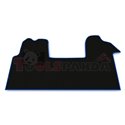 Floor mat F-CORE RENAULT, driver + passenger, VELOUR, quantity per set 1 szt. (material - velours, colour - blue, double passeng