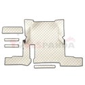 Floor mat F-CORE, on the whole floor, ECO-LEATHER, quantity per set 7 szt. (material - eco-leather, colour - champagne, automati