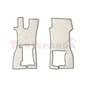 Floor mat F-CORE SCANIA, on the whole floor, ECO-LEATHER, quantity per set 4 szt. (material - eco-leather, colour - champagne, c