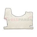 Floor mat F-CORE MERCEDES, on the whole floor, ECO-LEATHER, quantity per set 3 szt. (material - eco-leather, colour - champagne,