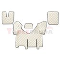 Floor mat F-CORE IVECO, on the whole floor, ECO-LEATHER, quantity per set 4 szt. (material - eco-leather, colour - champagne, au