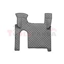 Floor mat F-CORE MAN, on the whole floor, ECO-LEATHER, quantity per set 3 szt. (material - eco-leather, colour - grey, manual tr