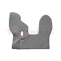 Floor mat F-CORE DAF, on the whole floor, ECO-LEATHER, quantity per set 3 szt. (material - eco-leather, colour - grey, manual tr