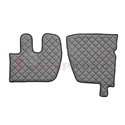 Floor mat F-CORE RENAULT, on the whole floor, ECO-LEATHER, quantity per set 3 szt. (material - eco-leather, colour - grey) RVI P