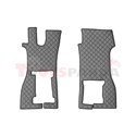 Floor mat F-CORE SCANIA, on the whole floor, ECO-LEATHER, quantity per set 4 szt. (material - eco-leather, colour - grey, conver