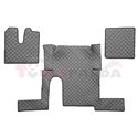 Floor mat F-CORE MAN, on the whole floor, ECO-LEATHER, quantity per set 3 szt. (material - eco-leather, colour - grey, manual tr