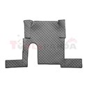 Floor mat F-CORE MAN, on the whole floor, ECO-LEATHER, quantity per set 3 szt. (material - eco-leather, colour - grey, manual tr