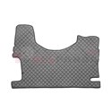 Floor mat F-CORE MERCEDES, on the whole floor, ECO-LEATHER, quantity per set 3 szt. (material - eco-leather, colour - grey, Fixe