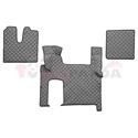 Floor mat F-CORE MAN, on the whole floor, ECO-LEATHER, quantity per set 3 szt. (material - eco-leather, colour - grey, automatic