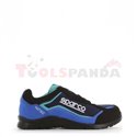 SPARCO Safety shoes model: NITRO, size: 44, safety category: S3, SRC, material: net/suede, colour: black/blue/green, shoe nose: 