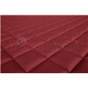 Floor mat F-CORE MAN, on the whole floor, ECO-LEATHER, quantity per set 3 szt. (material - eco-leather, colour - red, wide cab 2