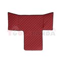 Floor mat F-CORE MAN, on the whole floor, ECO-LEATHER, quantity per set 3 szt. (material - eco-leather, colour - red, cab L, cab