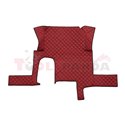 Floor mat F-CORE MAN, on the whole floor, ECO-LEATHER, quantity per set 3 szt. (material - eco-leather, colour - red, automatic 