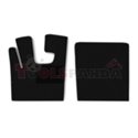 Floor mat F-CORE DAF, driver + passenger, VELOUR, quantity per set 2 szt. (material - velours, colour - grey) DAF XF 105 10.05-