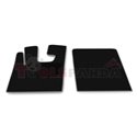 Floor mat F-CORE DAF, driver + passenger, VELOUR, quantity per set 2 szt. (material - velours, colour - grey) DAF XF 105 10.05-