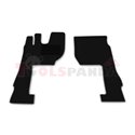 Floor mat F-CORE VOLVO, driver + passenger, VELOUR, quantity per set 2 szt. (material - velours, colour - grey) VOLVO FH 16 II 0