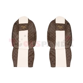 Seat covers Elegance (brown/champagne)