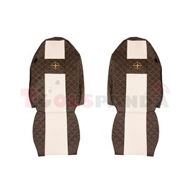 Seat covers - Elegance, Brown/champagne - MERCEDES
