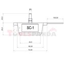 Sygnał cofania (1 брой.) SC-1 12/24V Natężenie dźwięku: 70/90 db