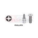 TOPTUL вложка отвертка с присъединителен размер 1/2", philips PH3