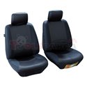 Cover seats T1 (polyester, black, front seats, 2 headrest covers + 2 support covers + 2 seat cover + 2 seat) Managua, compatible